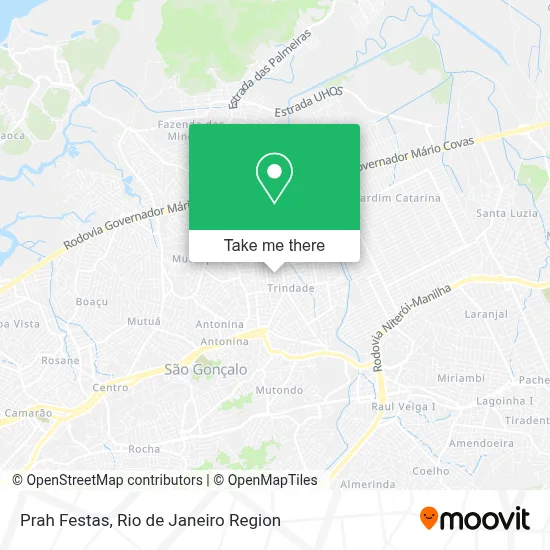 Prah Festas map