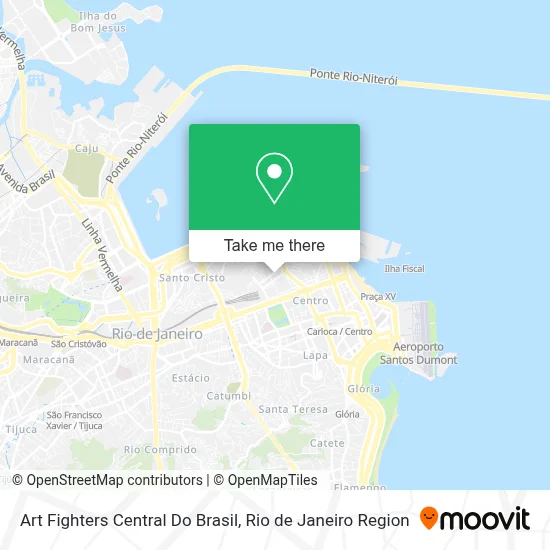 Art Fighters Central Do Brasil map