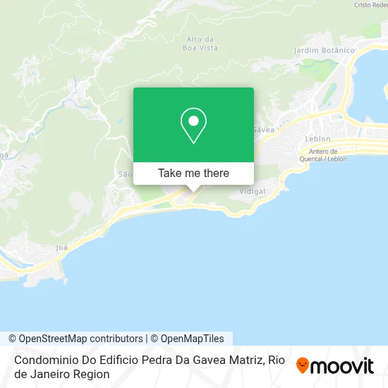 Condominio Do Edificio Pedra Da Gavea Matriz map