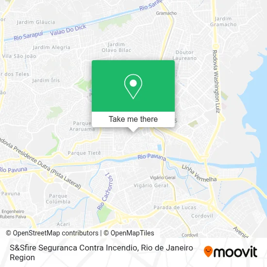S&Sfire Seguranca Contra Incendio map