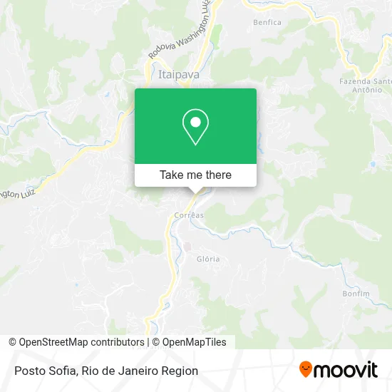 Posto Sofia map