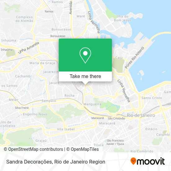 Sandra Decorações map