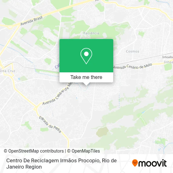 Centro De Reciclagem Irmãos Procopio map