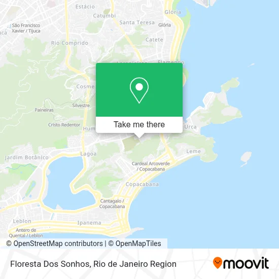 Floresta Dos Sonhos map
