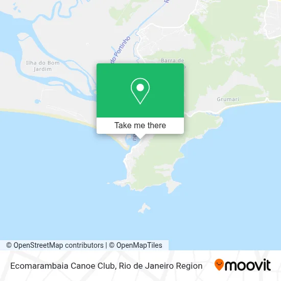 Ecomarambaia Canoe Club map