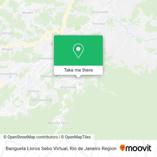 Banguela Livros Sebo Virtual map