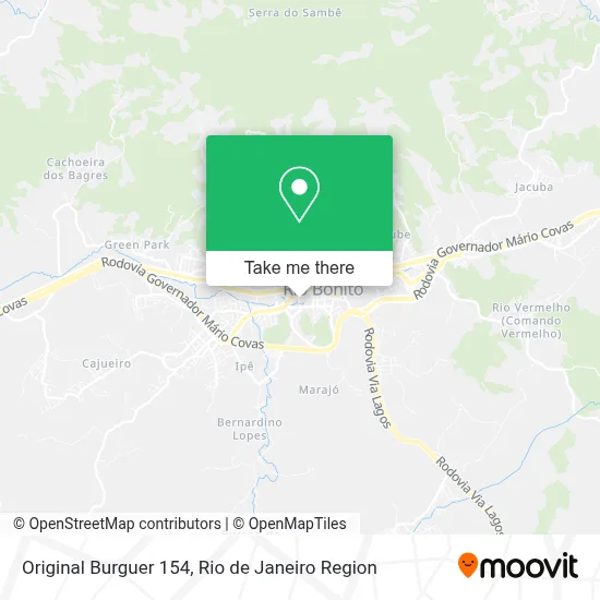 Original Burguer 154 map