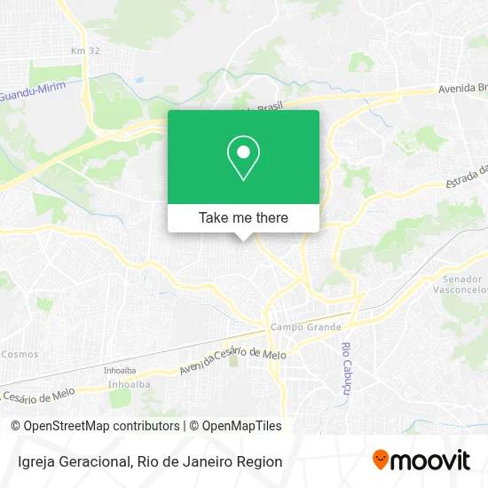 Igreja Geracional map