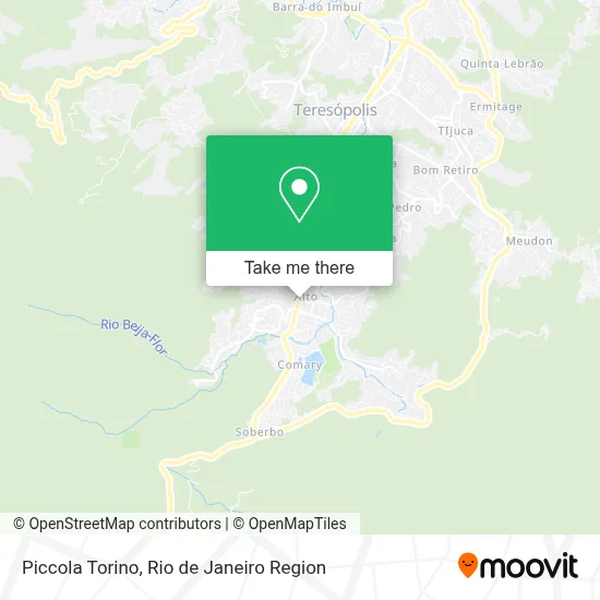 Piccola Torino map