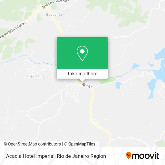 Acacia Hotel Imperial map
