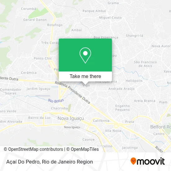 Açaí Do Pedro map