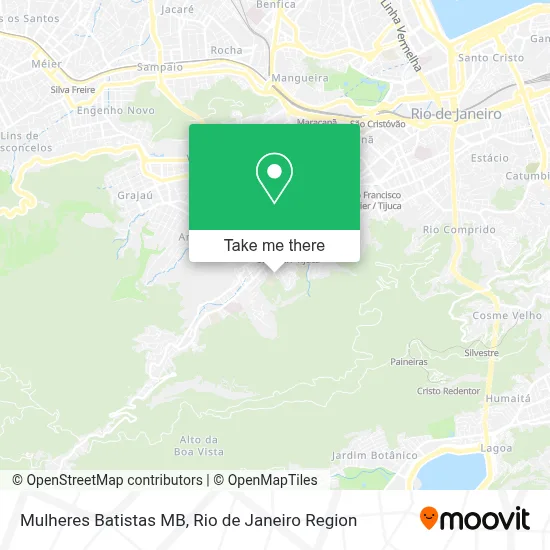 Mulheres Batistas MB map