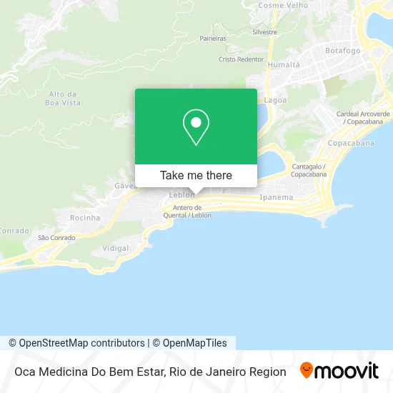 Oca Medicina Do Bem Estar map