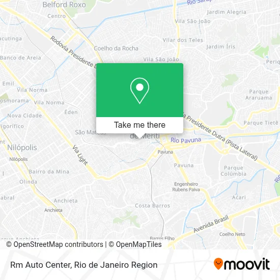 Rm Auto Center map
