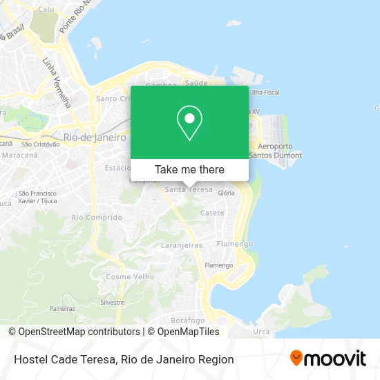 Hostel Cade Teresa map