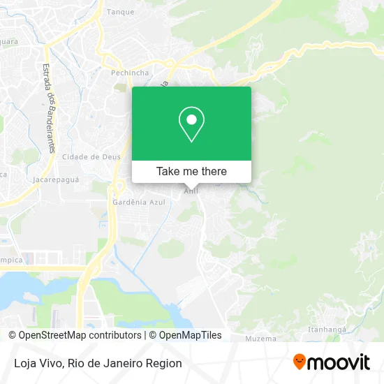 Loja Vivo map