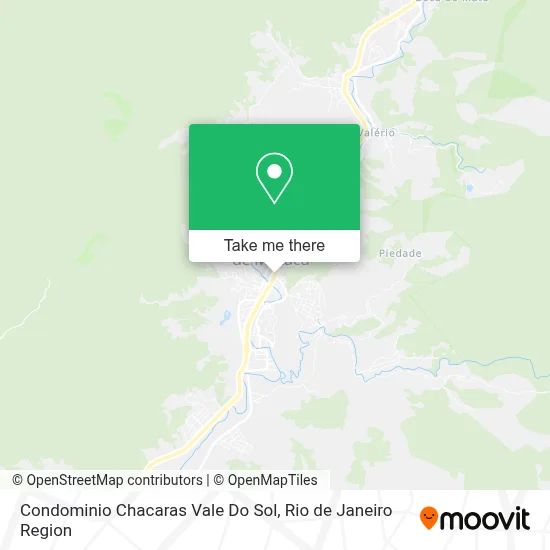 Condominio Chacaras Vale Do Sol map