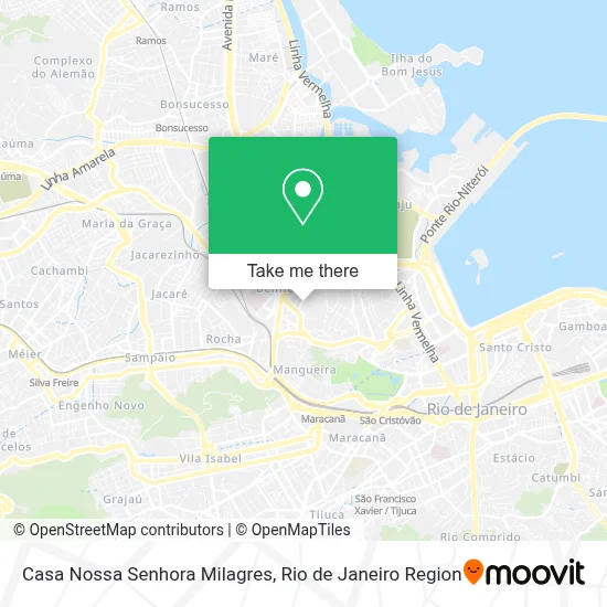 Casa Nossa Senhora Milagres map
