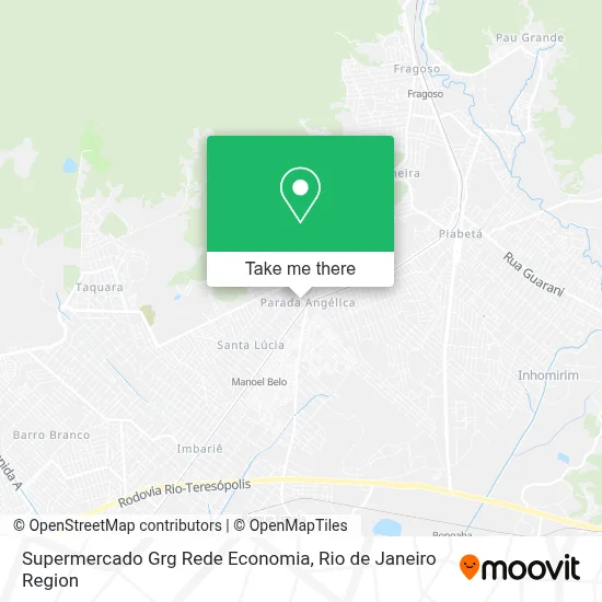 Supermercado Grg Rede Economia map