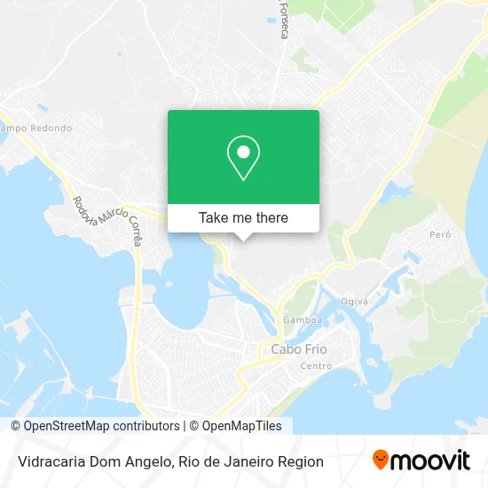 Vidracaria Dom Angelo map