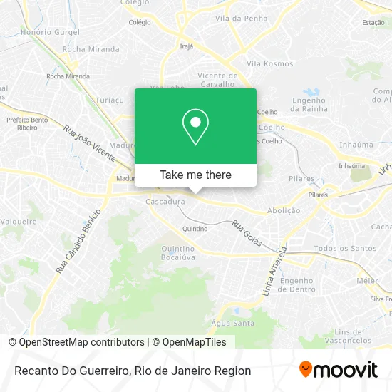 Recanto Do Guerreiro map