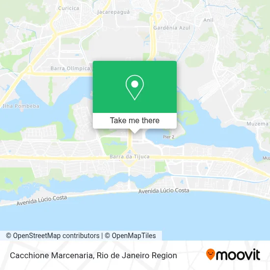 Cacchione Marcenaria map