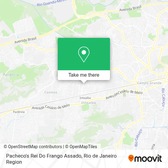 Pacheco's Rei Do Frango Assado map