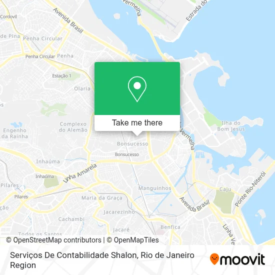 Serviços De Contabilidade Shalon map