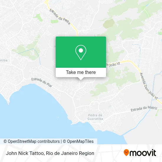John Nick Tattoo map