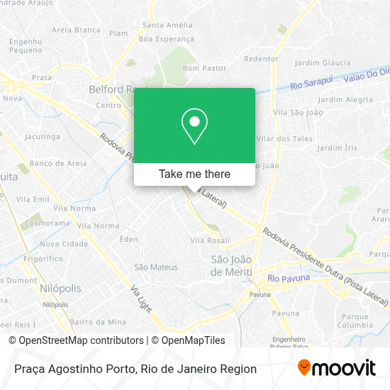 Praça Agostinho Porto map