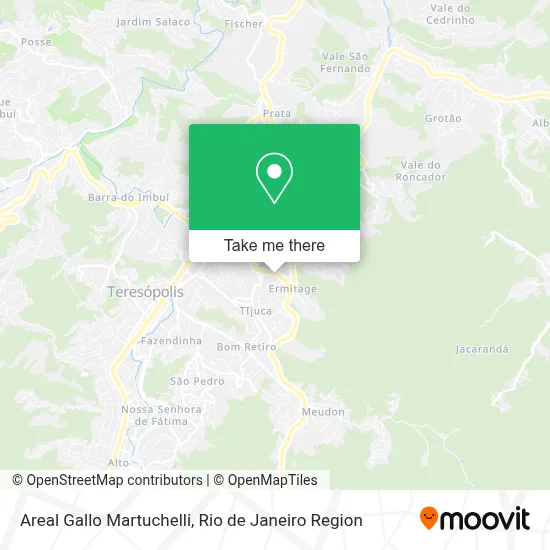 Areal Gallo Martuchelli map