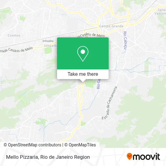 Mello Pizzaria map