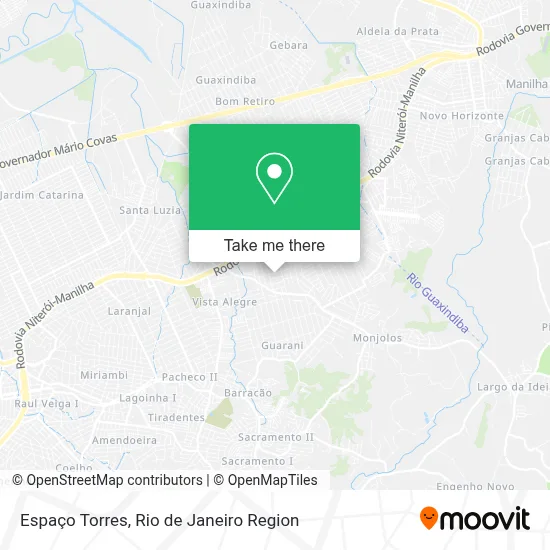 Espaço Torres map