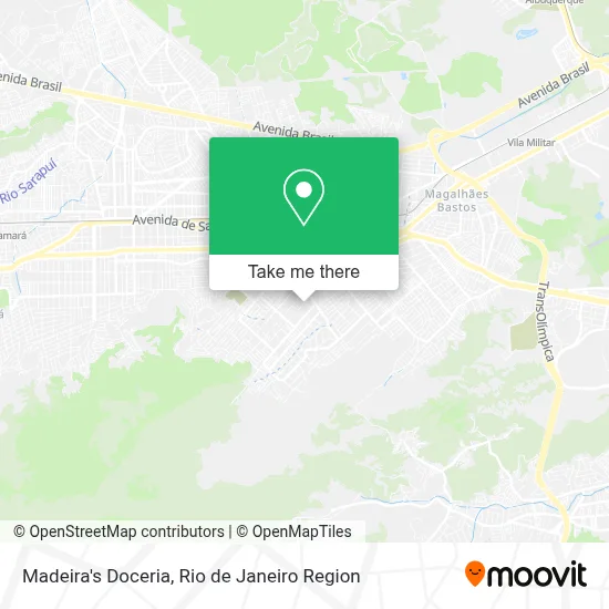 Madeira's Doceria map