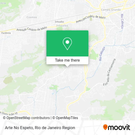 Arte No Espeto map