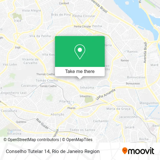 Conselho Tutelar 14 map