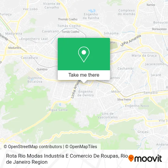 Rota Rio Modas Industria E Comercio De Roupas map
