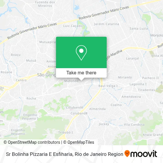 Sr Bolinha Pizzaria E Esfiharia map