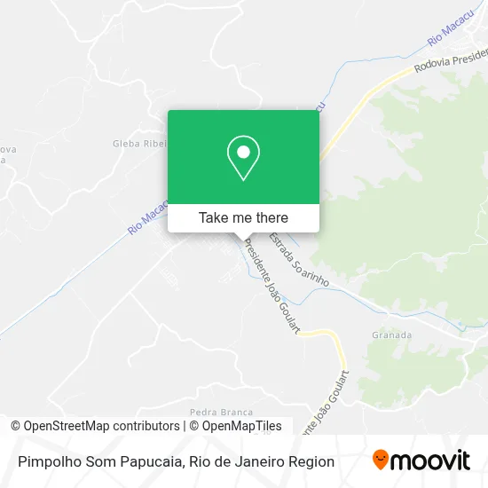 Pimpolho Som Papucaia map