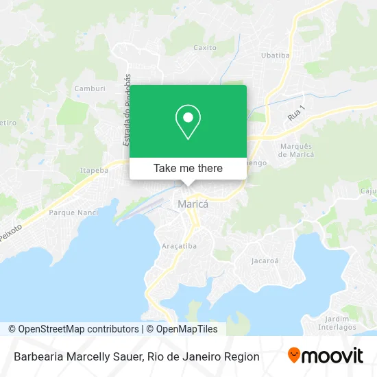 Barbearia Marcelly Sauer map