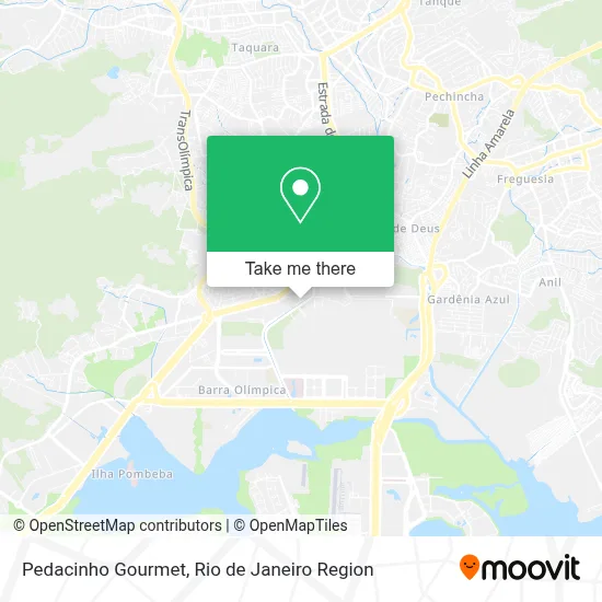 Pedacinho Gourmet map