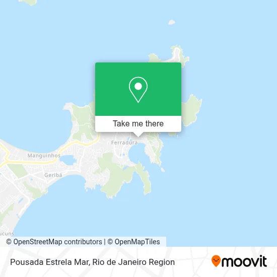 Pousada Estrela Mar map