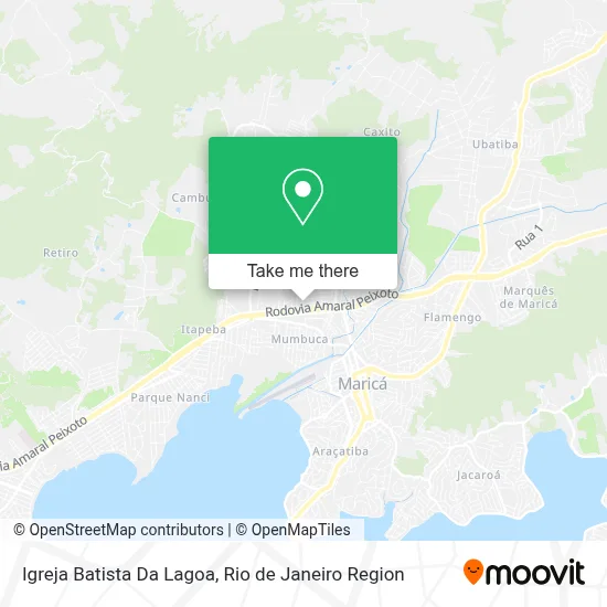 Igreja Batista Da Lagoa map