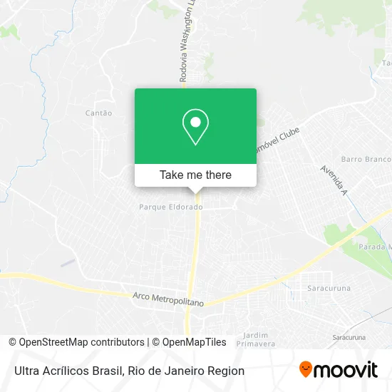 Ultra Acrílicos Brasil map
