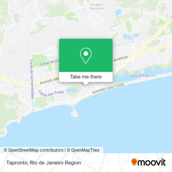 Tapronto map