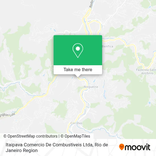 Itaipava Comercio De Combustiveis Ltda map