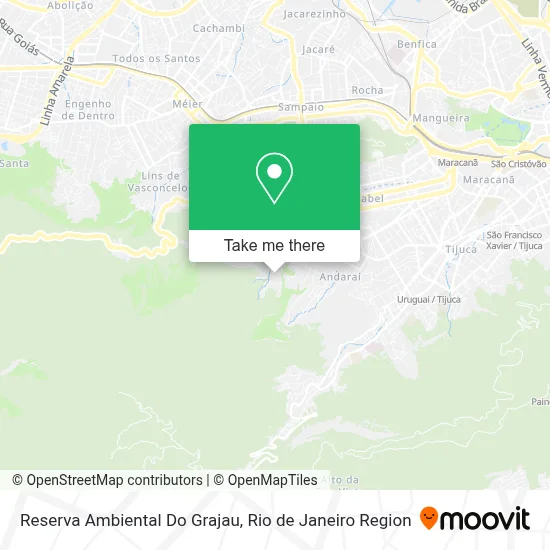 Reserva Ambiental Do Grajau map
