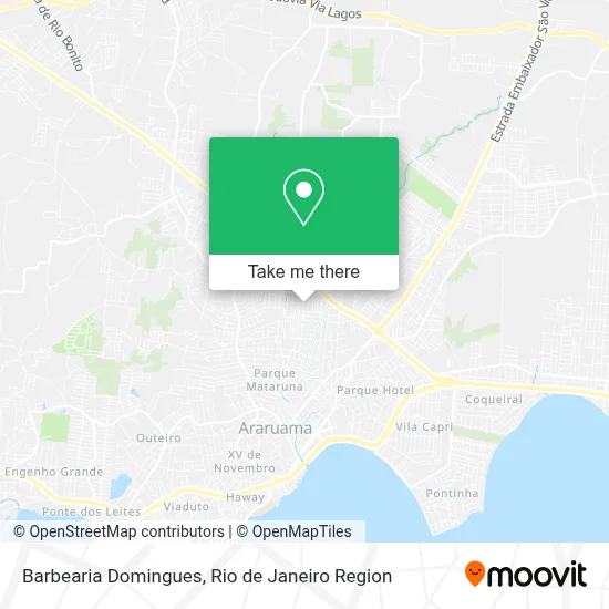 Barbearia Domingues map