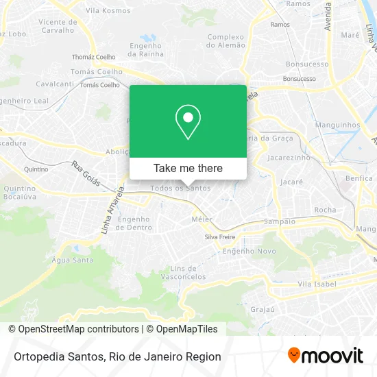 Ortopedia Santos map