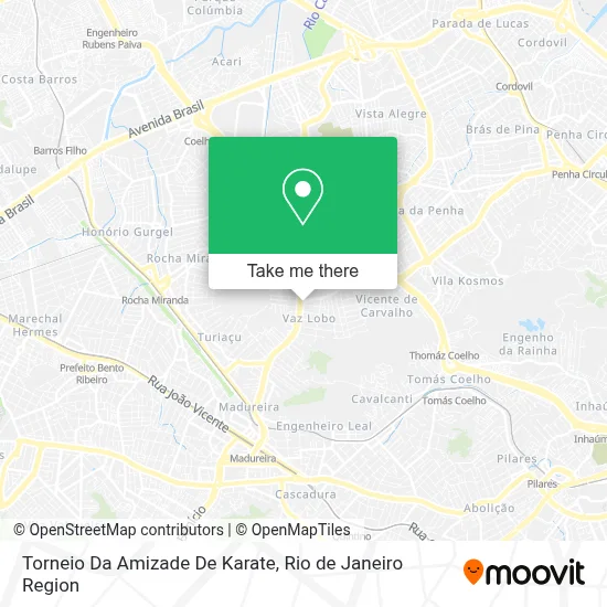 Torneio Da Amizade De Karate map